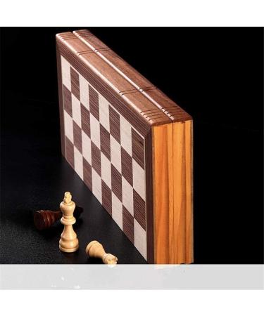 Set Wooden Set with Magnetic Checkerboard Foldable Portable Set for Kids/Children Adults (Color : Wood Size : 39x39x3cm) (Wood 39x39x3cm) - Buy Online on GoSupps.com