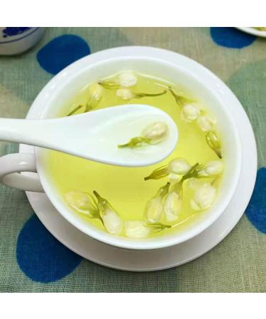 Jasmine Flower Tea 3.52 oz Dried Premium Jasmine Buds Tea-Jasmine Herbal Loose Leaf Tea 100g - Buy Online on GoSupps.com