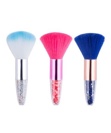 Beautifultracy 3-Piece Nail Brush Set for Acrylic Nails - Manicure & Makeup Clean Up Tools - Buy Online on GoSupps.com