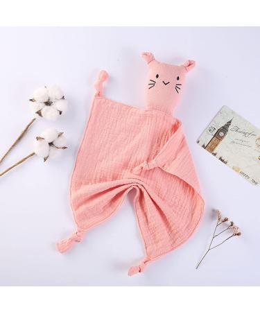 ShapeW Baby Pacifier & Teether Towel Bib - Soft Animal Cats Comfort Blanket for Infants | International Shipping Available - Buy Online on GoSupps.com