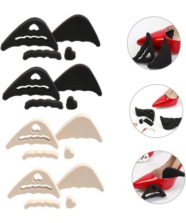 FRCOLOR Toe Plug Shoes - 4 Pairs Heel Pads & Cushions for Women | Comfortable Inserts for Oversized Shoes & Heels - Buy Online on GoSupps.com