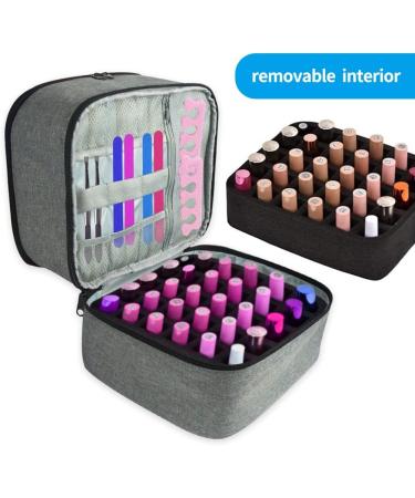 HUFFA Nail Polish Bag Nylon Portable Organizer for Cosmetic - Buy Online on GoSupps.com