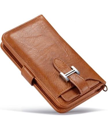 Jennyfly iPhone XS Max Wallet Case - PU Leather Hand Strap Card Slots - Brown - 2018 - Buy Online on GoSupps.com