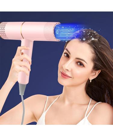 Hair Dryer Low Noise Blowdryers Portable Travel Blow Dryer Lightweight Travel Hair Dryer for Fast Drying Constant Temperature Hairdryer for Office Travel Hair Salon Pink- Us Standard 110v - Buy Online on GoSupps.com