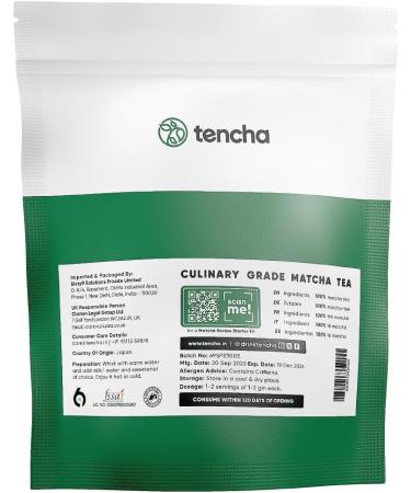 Culinary Premium Tencha Matcha Green Tea Powder from Shizouka, Japan - Vegan, 75 Servings - Buy Online on GoSupps.com
