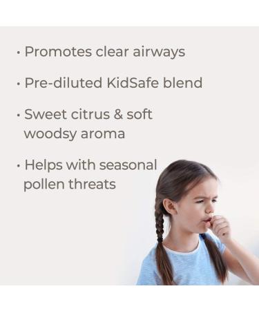 Plant Therapy Quiet Cough KidSafe Essential Oil Blend 10 mL - 100% Pure Therapeutic Grade Oil - 0.34 Fl Oz - Buy Online on GoSupps.com
