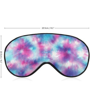 Adjustable Strap Tie Dye Sleep Mask | Block Light for Better Sleep | Travel Blindfold for Men and Women - Buy Online on GoSupps.com