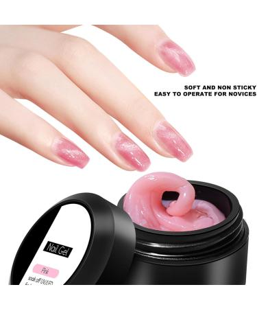 Solid Gel Nail Glue - Solid for Nails | Nail Extension for Extension Hard for Design 3D Sculpture Gel for Beginners Nails #03 Powder Transparent Color - Buy Online on GoSupps.com