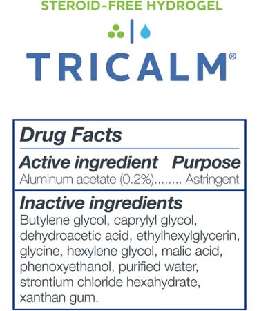 TriCalm Soothing Anti-Itch Hydrogel Steroid-Free Relief for Bug Bites & Eczema | 2 Fl Oz - International Shipping Available - Buy Online on GoSupps.com