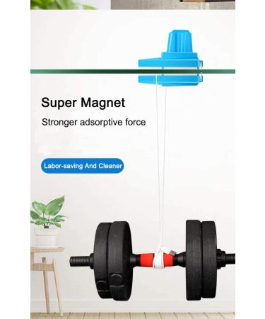 KOKITEA Double-Sided Magnetic Window Cleaner for High-Rise Glazed Windows - Blue - Buy Online on GoSupps.com