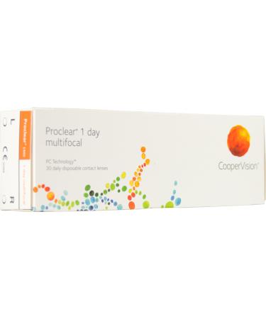 Proclear 1day Multifocal daily soft lenses 30 pieces / BC 8.70 mm / DIA 14.20 / ADD MED / -5.75 diopters