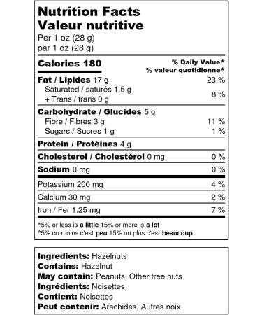 Hazelnuts Raw 2.5LB - Buy Online on GoSupps.com