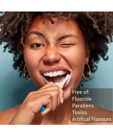 Nelson Naturals Fresh Mint Mineral Rich Fluoride Free Toothpaste with Hydroxyapatite 93g 3.25 Ounce (Pack of 1) - Buy Online on GoSupps.com