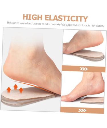 FRCOLOR 1 Set Half Size Heel Pad Sports Heel Pads Creative Heel Pads Shoes Height Increase Pads Invisible Height Pads Comfortable Heel Pads Inner Heightened Sock Pad Sports Heel Insoles - Buy Online on GoSupps.com