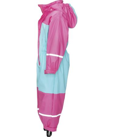 Playshoes Unisex Kid's Regen-Anzug with Fleece Lining - Waterproof Turquoise Jumpsuit 86 - Buy Online on GoSupps.com