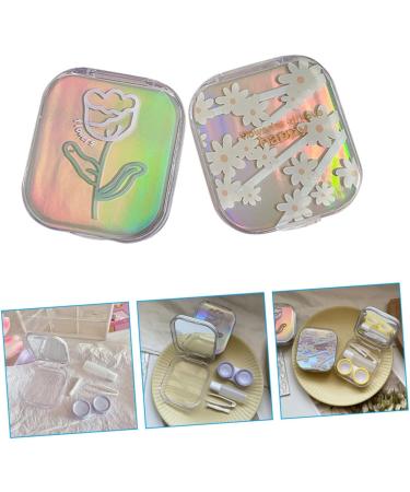 Ultechnovo 2-Piece Color Holder Container Tank Set with Mirror & Mini Tweezers - Perfect Accessories for Your Big Trip! - Buy Online on GoSupps.com