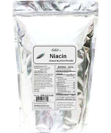 Niacin Vitamin B3 Pure Powder (250 Grams (8.8 oz)) 8.82 Ounce (Pack of 1) - Buy Online on GoSupps.com