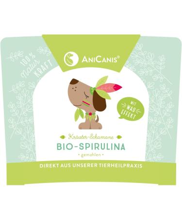 Anicanis Bio Spirulina for Dogs & Cats - Nutritional Supplement for Immune System Skin & Fur - 150g Algae Powder - Buy Online on GoSupps.com