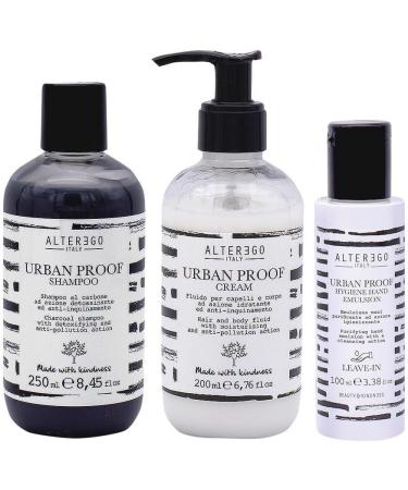 Alter Ego Urban Proof Charcoal Shampoo (250 ml) 300 ml (Pack of 1) - Buy Online on GoSupps.com