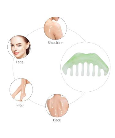 Beavorty 6 STK Massage Comb - Promote Scalp Circulation & Health | Gua Sha Body Massage Device for Men | Chinese Style Hair Comb - Buy Online on GoSupps.com