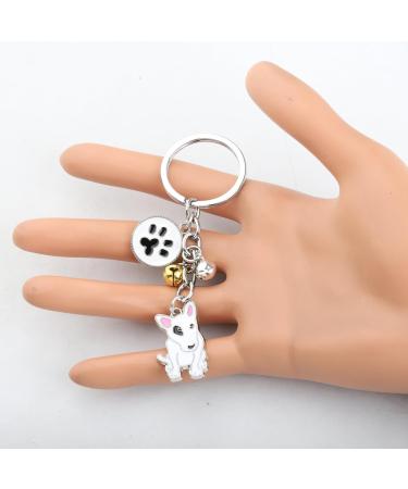 Ensianth Dog Keychain | Perfect Gifts for Dog Lovers | Puppy Paw Print Keyring for Dog Owners - Buy Online on GoSupps.com