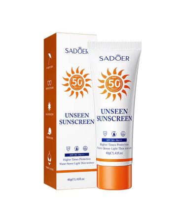 OUDIS Sunscreen Body & Face Sunscreen SPF 50 UV Protective Waterproof Moisturising Sunscreen  Sports Sweatproof Hydrating Sunscreen Oxybenzone Free 1.41oz
