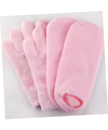Ipetboom 2 Pairs Overnight Gloves Wristband Mitten Spa Moisturizing Socks Oveglove Grooming Glove Nighttime Gloves Essential Oil Gloves Moisturizing Hand Gloves Spa Socks Whitening Paraffin - Buy Online on GoSupps.com