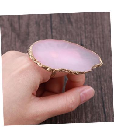 Hemoton Paint Tray & Nail Pallets - Colorful Nail Art Plate for Manicure Resin Display & Polish - Medium Pink - Buy Online on GoSupps.com