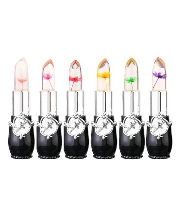 Transparent Flower Color Change Lipstick - Moisturizing & Durable #04 | Long-Lasting Temperature Reactive Lip Balm - Buy Online on GoSupps.com