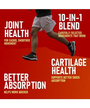 GLADTON Glucosamine Chondroitin MSM Curcumin Turmeric Boswellia - Joint Support Supplement for Bone Back Knee Hand Flexibility Mobility. Joint Health Supplement for Women & Men. 90 Capsules - Buy Online on GoSupps.com