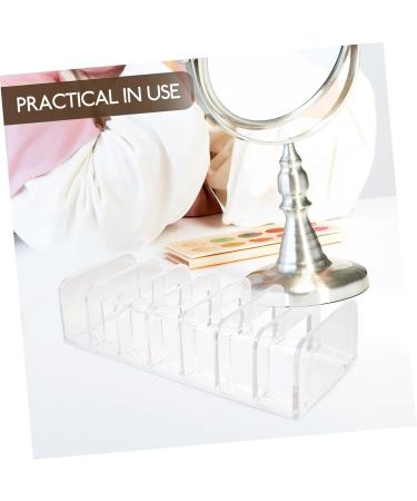 Beavorty 4pcs eye shadow storage box plastic pallets clear tray cosmetics vanity holder Storage rack lipstick 17.1x7.3cmx4pcs Transparentx4pcs - Buy Online on GoSupps.com