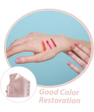  TOVINANNA Makeup Mixing Palette Transparent Hand Tray for Makeup Lovers and Professionals Makeup Mixing Palette Manicure Plate Cosmetic Plate Foundation Mixing Plate - Buy Online on GoSupps.com