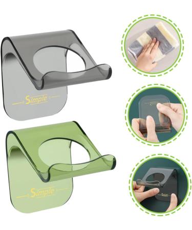 Minkissy 2-Piece Wall-Mounted Electric Shaver Holder Self-Adhesive Razor Organizer for Shower & Bathroom - Buy Online on GoSupps.com