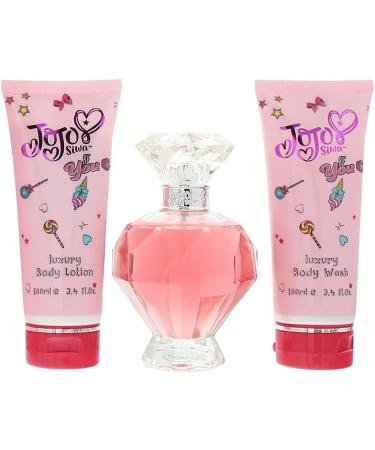 JoJo Siwa Be You - Gift Set With 100ml EDP Spray 100ml Body Wash and 100ml Body Lotion - Buy Online on GoSupps.com