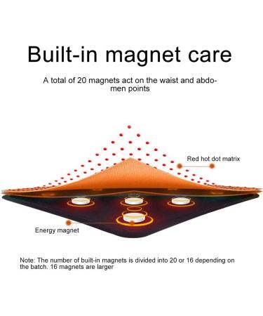 Magnetic Lumbar Support Belt | Self-Heating Waist Belt for Lower Back Pain Relief - Black98 | International Shipping - Buy Online on GoSupps.com