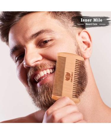 ISNER MILE Beard Kit: Beard Oil, Balm, Roller, Comb, E-book & Storage Bag - Perfect Men's Gift for Christmas, Fathers & Valentines Day - Buy Online on GoSupps.com