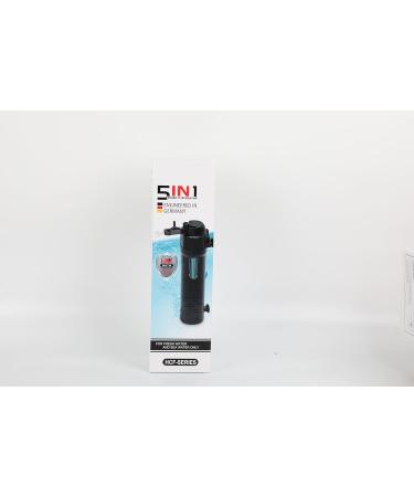 OMECO 5 in 1 UVC Aquarium Filter - 8W Adjustable Interior Pump for 150-300L Aquariums | Ideal for Sea & Freshwater - Buy Online on GoSupps.com