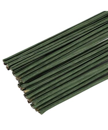 60 Pack Floral Stems Wire for Paper Flower 2 Gauge Flower Stems for Crochet Projects 16 Inch Artificial Green Crafts Wire Wreath Making Supplies for Flower DIY - Buy Online on GoSupps.com