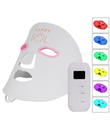 Light Therapy Face Mask - 7 Color Light Therapy - Light Therapy Mask- Light Mask For Skin Care - Red Light Face Mask - Comfortable Design