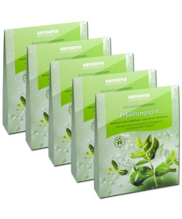 Natural cosmetics aroma bath pillow value pack "Cold season" 5x 60 g - Buy Online on GoSupps.com