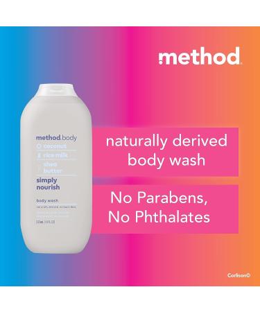 Method Simply Nourish Coconut Body Wash - 18 fl oz - Buy Online on GoSupps.com