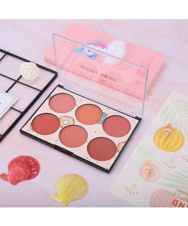 6 Colors Rouge Palette - Long-lasting Waterproof Blush for All Occasions | Multi-functional Face Make-Up | No Irritation Blush 1 Piece - Buy Online on GoSupps.com