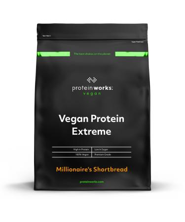 Protein Works - Vegan Protein Extreme | 29g Plant Based Protein | Added Vitamin Blend | 57 Servings | Millionaire's Shortbread | 2kg Millionaire's Shortbread 2kg
