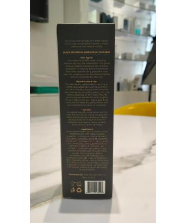 Black Mountain Baer Gentle Daily Facial Cleanser with Botanical Ingredients Rose Water Turmeric Charcoal & Aloe Cream Cleanser with Licorice Root & Vitamin C for Bright Clear Healthy Skin - Buy Online on GoSupps.com