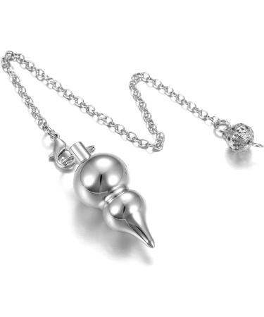 Jovivi Divination Pendulum - Egyptian Metal Brass Copper Bottle Shape Radiesthesia | Esoteric Cone Magnetic Display - Buy Online on GoSupps.com