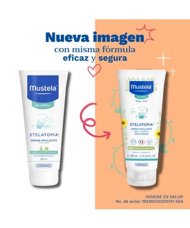 Mustela Stelatopia Moisturising Cream for Very Dry Sensitive & Atopic Skin 200ml International Shipping Available - Buy Online on GoSupps.com