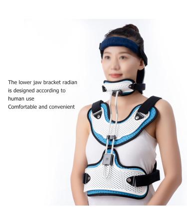 Nsxayiwe Cervical Traction Device - Adjustable Head & Neck Support for Adults | Breathable V-Shaped Shoulder Straps - Buy Online on GoSupps.com