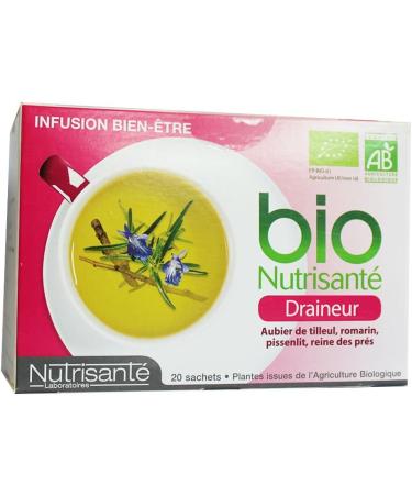 Vitavea Nutrisant Infusion Draineur Th Vert 20 Sachets Orange 20 Unit (Lot de 1) - Buy Online on GoSupps.com