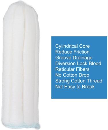 18 Super Absorbent Cotton Tampons - Odor-Neutral Multipack for Night Protection | Strong Flow & Comfort - Buy Online on GoSupps.com