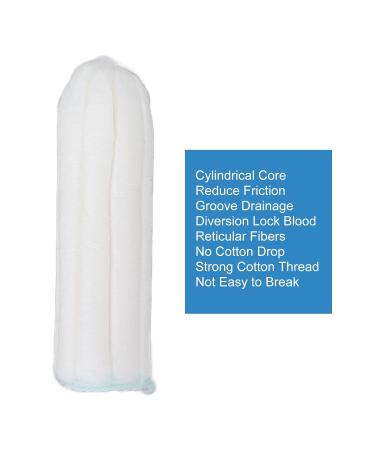 Super Absorbent Cotton Tampons 18 Pack | Leak-Proof for Swimming Sports & Everyday Use - Buy Online on GoSupps.com